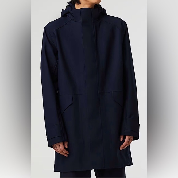 ALPHATAURI by RedBull Men’s Iconic Waterproof Taurobran Parka Navy Coat Jacket